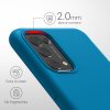 Pokrowiec na OPPO Find X3 Lite, silikon, niebieski, 55201.224, kwmobile