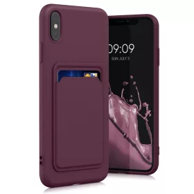   Etui do Apple iPhone XS Max, Silikon, Fioletowy, 55121.190, kwmobile