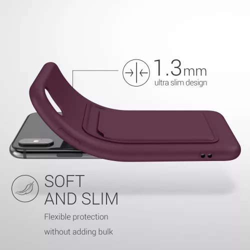 Etui do Apple iPhone XS Max, Silikon, Fioletowy, 55121.190, kwmobile