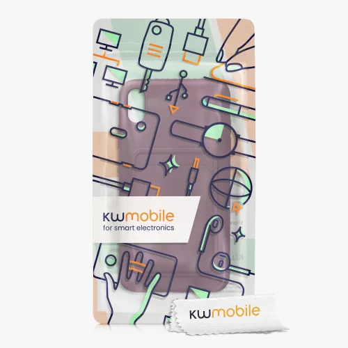 Etui do Apple iPhone XS Max, Silikon, Fioletowy, 55121.190, kwmobile
