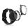 Zestaw 2 etui do Xiaomi Amazfit GTR 2 / Amazfit GTR 2e, kwmobile, silikon, czarny, 53907.03
