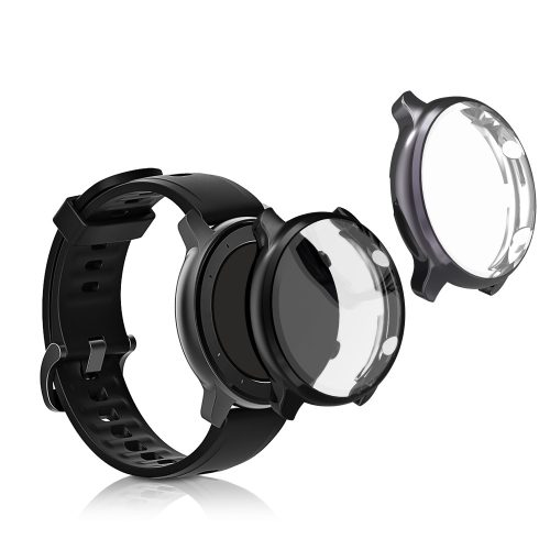 Zestaw 2 etui do Xiaomi Amazfit GTR 2 / Amazfit GTR 2e, kwmobile, silikon, czarny, 53907.03