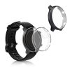 Zestaw 2 etui do Xiaomi Amazfit GTR 2 / Amazfit GTR 2e, kwmobile, silikon, czarny / przezroczysty, 53907.04