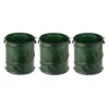 Set 3 Saci de gradina Pop-up Navaris, 53 cm x 65 cm, 150 L, reutilizabili, 56893.07