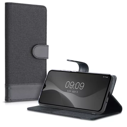 Etui do Xiaomi Redmi 9C, tekstylne, czarne, 54457.73, kwmobile
