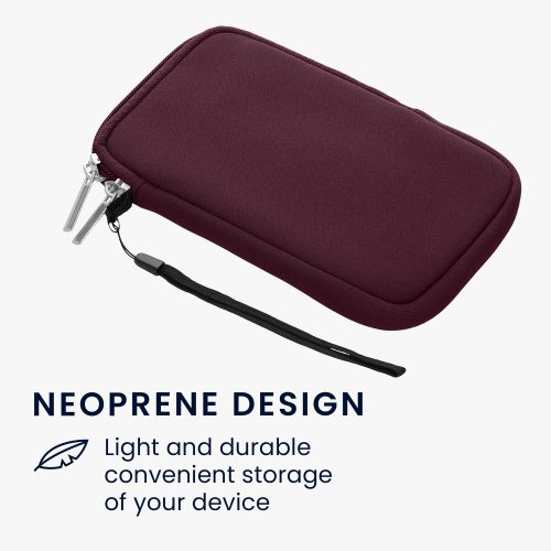 Uniwersalne etui na telefon L - 6,5 cala, Neopren, Fioletowy, 46188.3.187, kwmobile