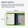 Okładka na dokumenty samochodowe, Kwmobile, Zielona, Neopren, 55381.44