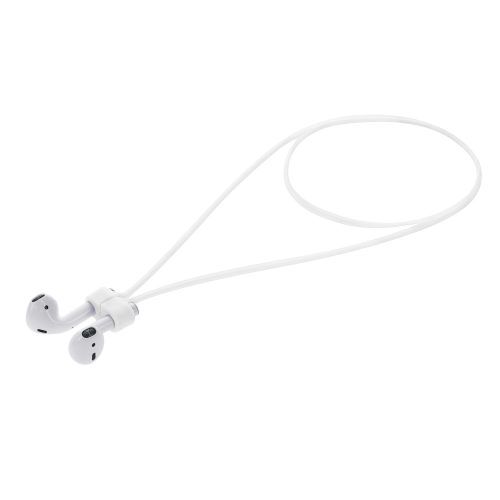 Pasek do słuchawek Apple AirPods 3/AirPods 2/AirPods Pro, Kwmobile, Biały, Silikon, 56992.02