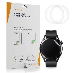   Zestaw 3 folii ochronnych do zegarka Huawei Watch GT 3 (42mm), kwmobile, polimer, przezroczysty, 56985.1