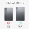 Pokrowiec na tablet Lenovo Tab P11 Pro, Kwmobile, czerwono-czarny, tekstylny, 55711.20