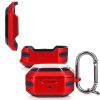 Etui na słuchawki Samsung Galaxy Buds/Galaxy Buds Plus, Kwmobile, Czarny/Czerwony, Silikon, 57054.01