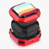 Etui na słuchawki Samsung Galaxy Buds/Galaxy Buds Plus, Kwmobile, Czarny/Czerwony, Silikon, 57054.01