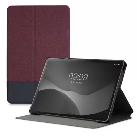   Pokrowiec na tablet Lenovo Tab P11, Kwmobile, czerwono-czarny, tekstylny, 55710.20