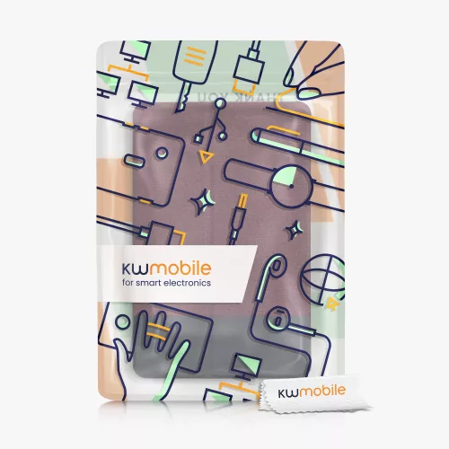 Pokrowiec na tablet Lenovo Tab P11, Kwmobile, czerwono-czarny, tekstylny, 55710.20