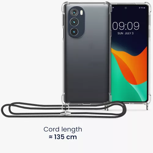 Etui do Motorola Edge X30 / Edge 30 Pro, Silikon, Przezroczysty, 57063.01, kwmobile