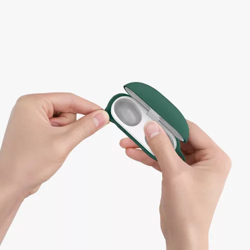 Pokrowiec na słuchawki Beats Studio Buds, Kwmobile, Zielony, Silikon, 55796.80