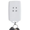 Osłona kluczyka do samochodu Renault / Dacia - 4 przyciski - Keyless Go, kwmobile, silikon, biały / czarny, 49769.29