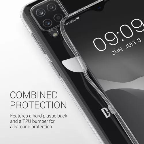 Etui do Samsunga Galaxy A12, Silikon, Białe, 54210.04, kwmobile