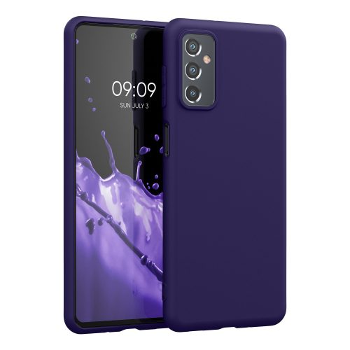 Etui do Samsung Galaxy M52 5G, Silikon, Niebieski, 56347.226, kwmobile