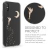 Etui Kwmobile do Xiaomi Redmi 9A/Redmi 9AT, silikonowe, przezroczyste/złote, 57092.01