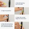 Zestaw 3 folii ochronnych do Huawei Watch Fit mini, kwmobile, polimerowy, przezroczysty, 57106.1