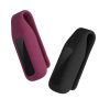 Zestaw 2 etui do Fitbit Luxe, Kwmobile, czarny/bordowy, silikon, 57123.02