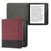 Etui do Kobo Libra 2, Kwmobile, czerwono-czarne, tekstylne, 57170.20