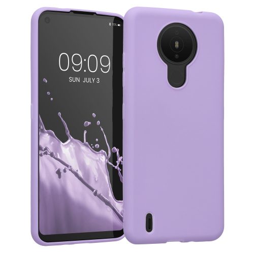Etui Kwmobile do Nokii 1.4, silikonowe, fioletowe, 54468.108