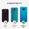 Etui Kwmobile do Nokii 1.4, silikonowe, fioletowe, 54468.108