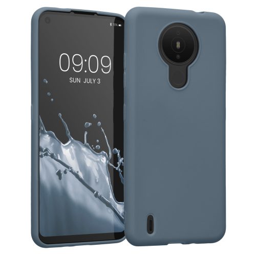 Etui Kwmobile do Nokii 1.4, silikonowe, niebieskie, 54468.202