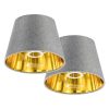 Set 2 Abajururi, E27, Gri/Alb, Navaris, 53997.22.40