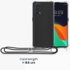 Etui Kwmobile do OPPO Find X3 Lite, silikonowe, przezroczyste/czarne, 57264.01