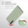 Etui Kwmobile do Samsunga Galaxy S21 FE, silikonowe, zielone, 55487.172