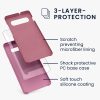 Etui Kwmobile do Samsunga Galaxy S10 Plus, Silikon, Fioletowy, 49028.167