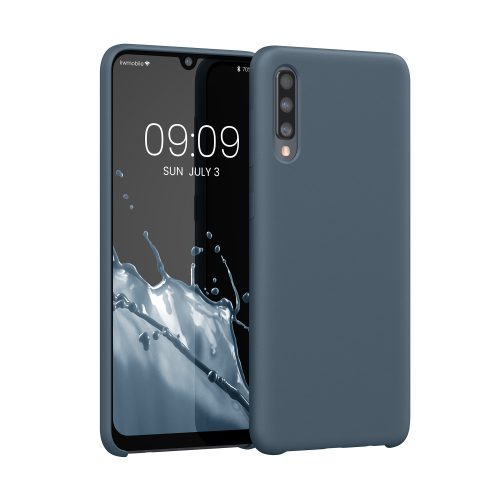 Etui Kwmobile do Samsunga Galaxy A50, Silikon, Niebieski, 48715.202