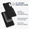 Etui Kwmobile do Samsunga Galaxy A50, silikonowe, czarne, 48715.01