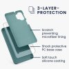 Etui Kwmobile do Samsunga Galaxy A32 5G, silikonowe, zielone, 54336.171