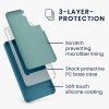 Etui Kwmobile do Samsunga Galaxy S21, silikonowe, zielone, 54056.57