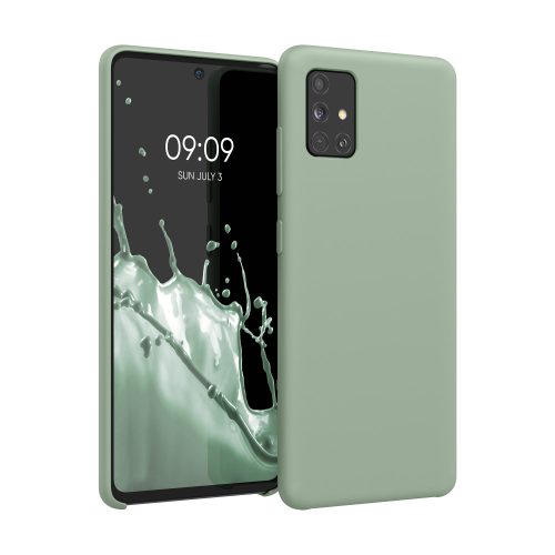Etui Kwmobile do Samsunga Galaxy A51, silikonowe, zielone, 51197.172