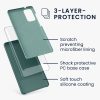 Etui Kwmobile do Samsunga Galaxy S20 FE, silikonowe, zielone, 53605.171