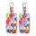 Etui na kluczyki do Renault 4 przyciski - Smart Key, Kwmobile, Multicolor, Ekoskóra, 44637.57