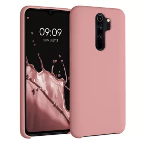   Etui Kwmobile do Xiaomi Redmi Note 8 Pro, silikonowe, różowe, 50248.193