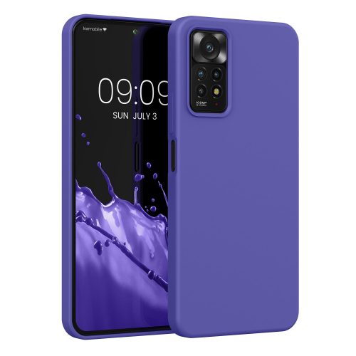 Etui Kwmobile do Xiaomi Redmi Note 11 Pro/Redmi Note 11 Pro 5G, silikon, niebieski, 57373.234
