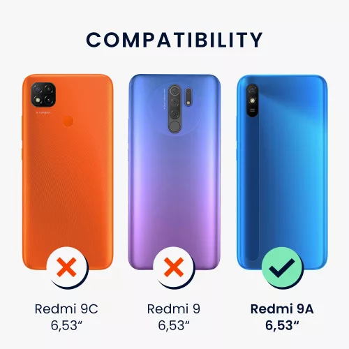 Etui Kwmobile do Xiaomi Redmi 9A/Redmi 9AT, silikon, różowy, 52847.225
