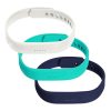 Zestaw 3 pasków do Fitbit Flex 2, Kwmobile, wielokolorowy, silikonowy, 39614.205