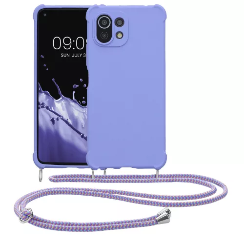 Etui Kwmobile do Xiaomi Mi 11 Lite 5G/11 Lite 5G NE, Silikon, Niebieski, 55902.108