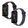 Zestaw 2 pasków do Xiaomi Redmi Smart Band Pro, Kwmobile, czarny/niebieski, silikon, 57425.01
