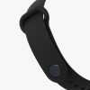 Zestaw 2 pasków do inteligentnej opaski Xiaomi Mi 6/Mi Band 6/Mi Band 5, Kwmobile, czarny/zielony, silikon, 57428.04