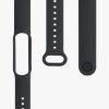 Zestaw 2 pasków do inteligentnej opaski Xiaomi Mi 6/Mi Band 6/Mi Band 5, Kwmobile, czarny/zielony, silikon, 57428.04