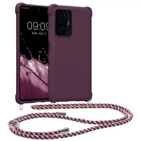   Etui Kwmobile do Xiaomi 11T/11T Pro, silikonowe, fioletowe, 57395.187